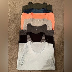 Lot of 7 Lululemon Tank Tops for Men